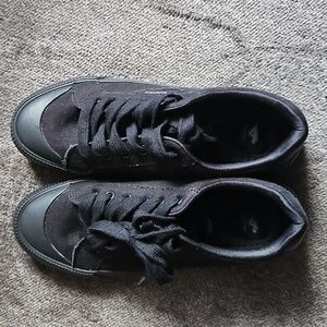 Black Canvas Men's Sneakers